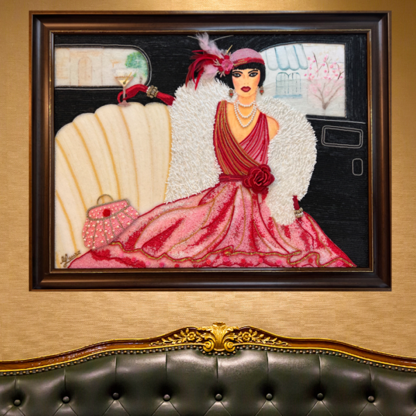 "Daphne" an art deco lady - Maria Laura Art