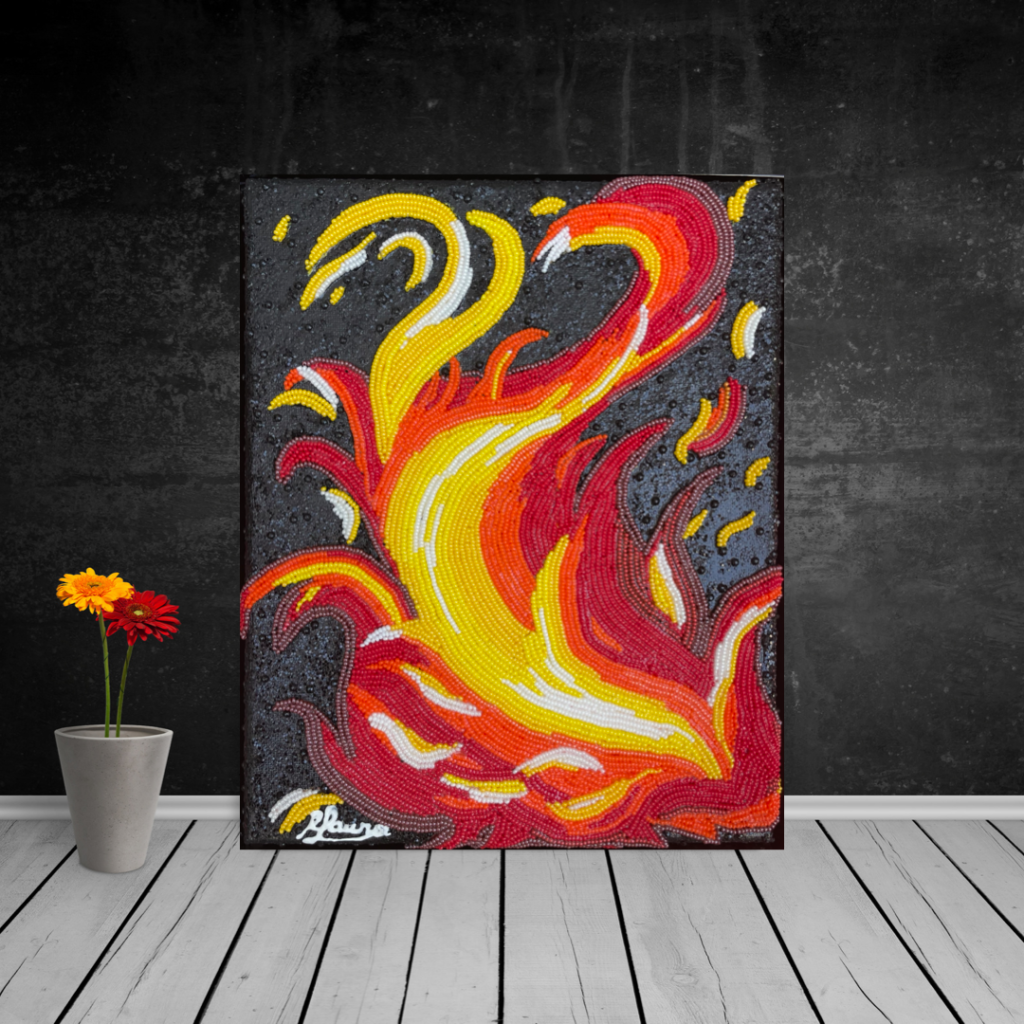 Fire - Four Elements - Maria Laura Art