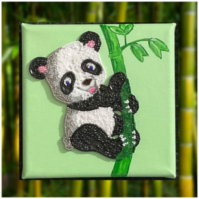 Baby Panda Cartoon - Maria Laura Art