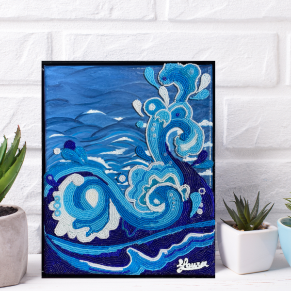 Water - Four Elements - Wave - Maria Laura Art