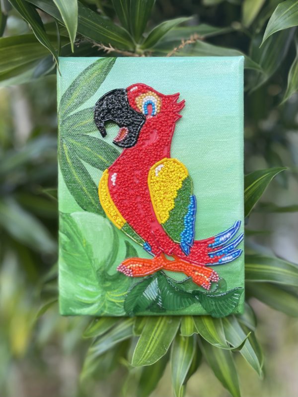 Candy - Macaw Parrot - Maria Laura Art