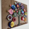 Roots of Radiance - Mixed Media Glass Beads - Maria Laura Art