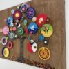 Roots of Radiance - Mixed Media Glass Beads - Maria Laura Art