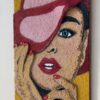 Wonder Girl - Maria Laura Art - Glass Bead Mosaic