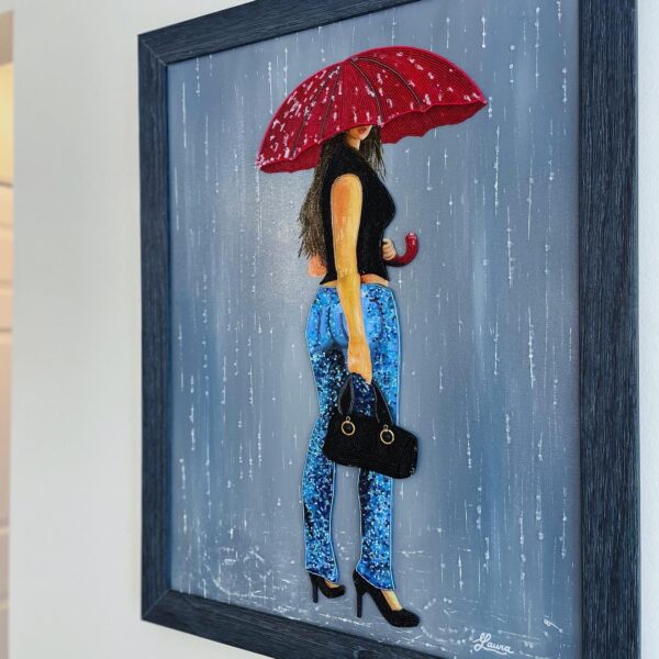 Reverie in the Rain - Maria Laura Art