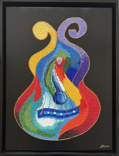 The Sound of Colors - Maria Laura Art - Contemporary Bead Mosaic