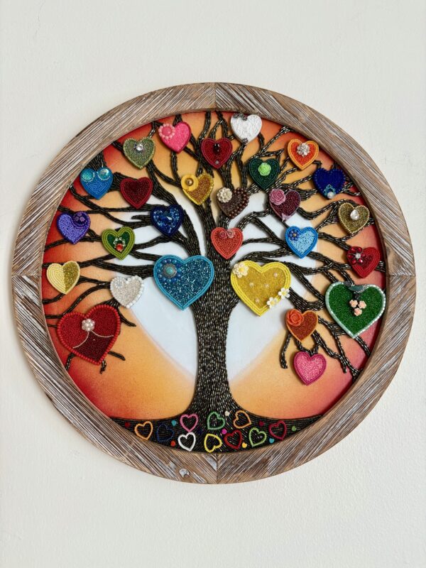 Tree of Love - Bead Mosaic - Maria Laura Art