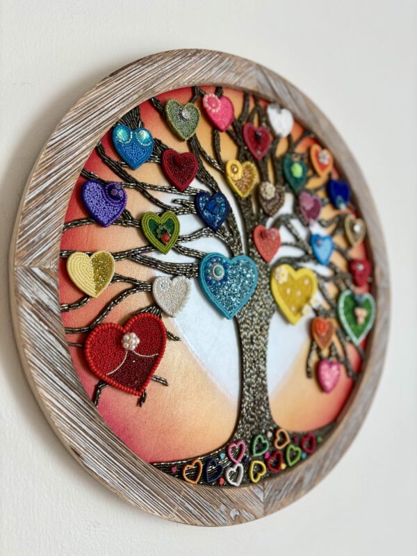 Tree of Love - Bead Mosaic - Maria Laura Art