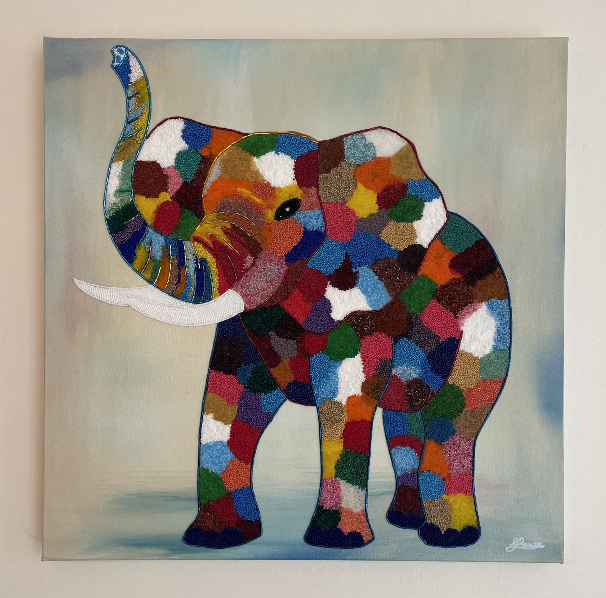 Pachy - Bead Mosaic - Maria Laura Art