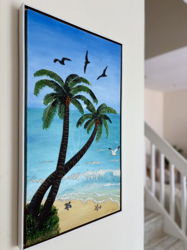Palmscape - Bead Mosaic - Maria Laura Art