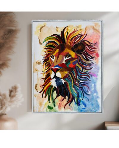 The Quiet Roar - Bead Mosaic - Maria Laura Art