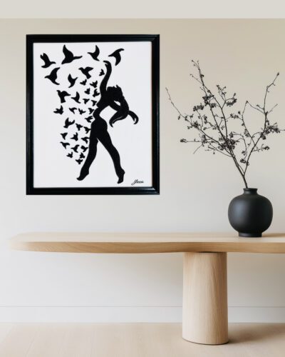 She Rises - Maria Laura Art - Bead Mosaic