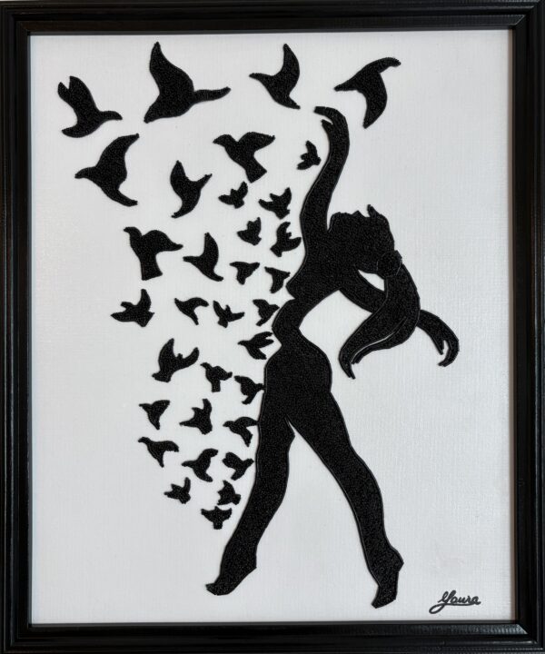 She Rises - Maria Laura Art - Bead Mosaic