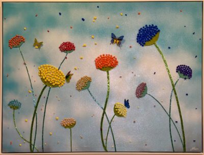 Eleven Wishes - Bead Mosaic - Maria Laura Art