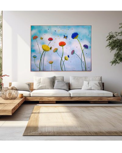 Eleven Wishes - Bead Mosaic - Maria Laura Art