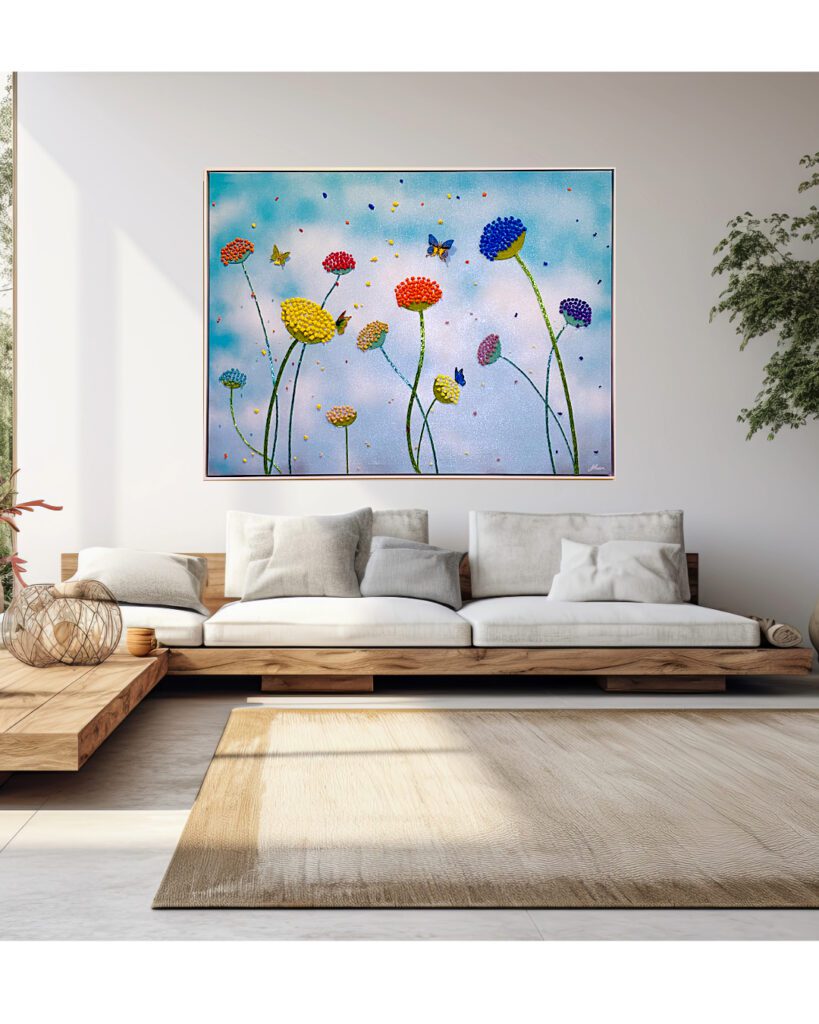 Eleven Wishes - Bead Mosaic - Maria Laura Art