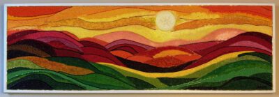 THE PROMISE OF DAY - Contemporary Bead Mosaic - Maria Laura Barbato